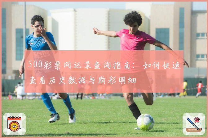 500彩票网记录查询指南：如何快速查看历史数据与购彩明细